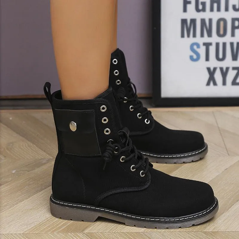 2021 Autumn And Winter New Short Tube British Style Martin Boots