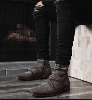 2021 Pleated British Style Short Boots Men's Boots JGB2021N0011004