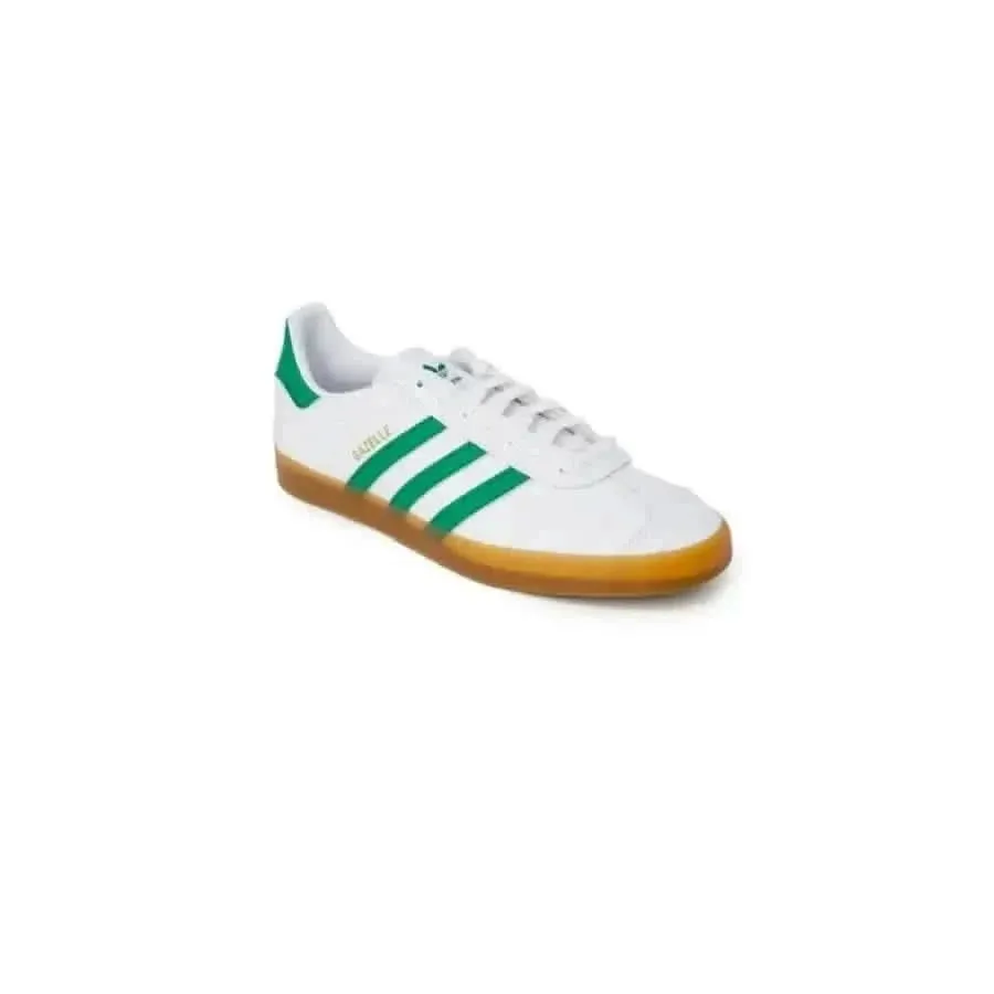 Adidas Men's White Sneakers with Laces and Synthetic Material
