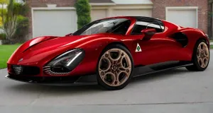 Alfa Romeo 33 Stradale 2025 Heat and UV Sun Shade by OC Sun Shade