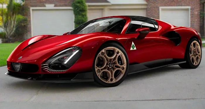 Alfa Romeo 33 Stradale 2025 Heat and UV Sun Shade by OC Sun Shade