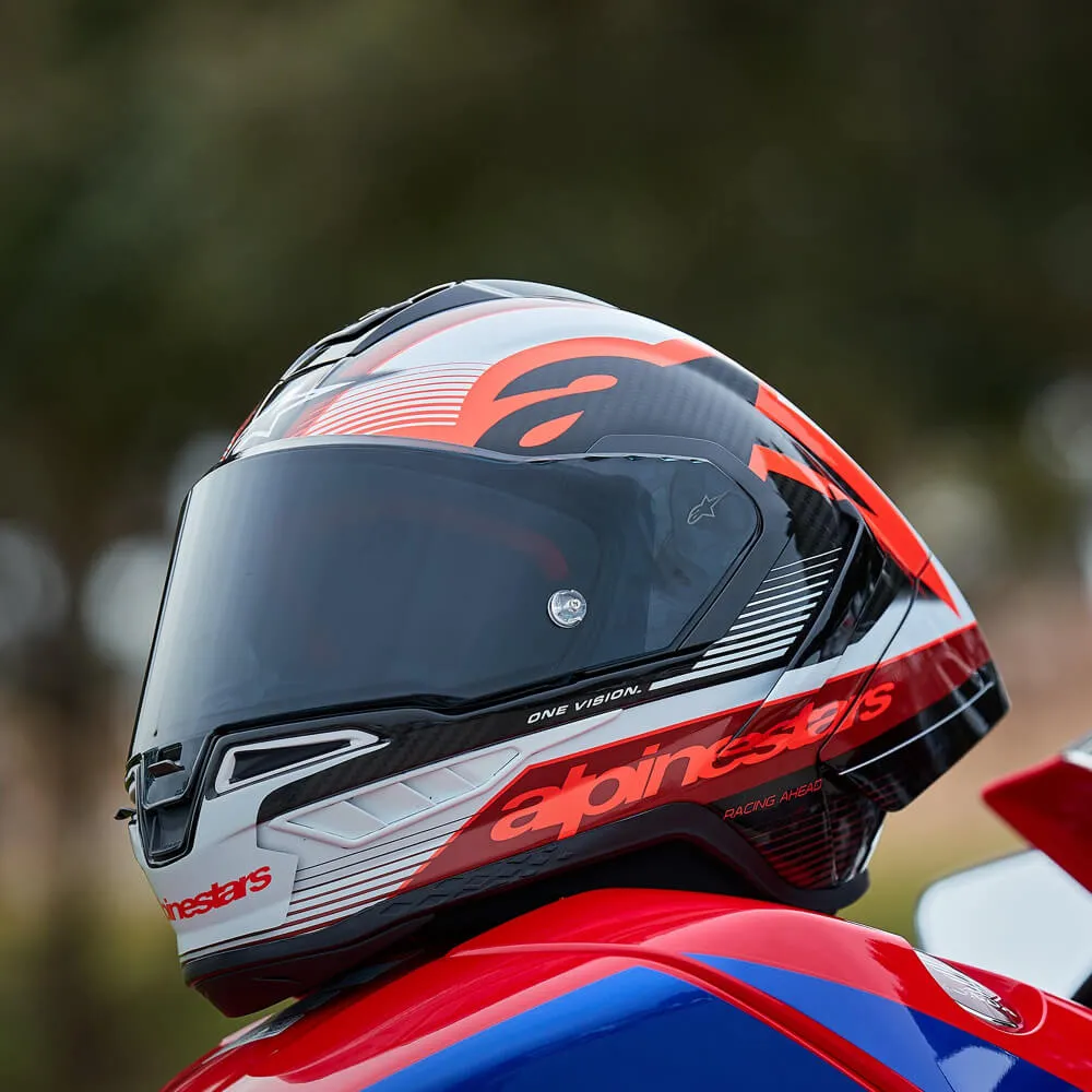 Alpinestars Supertech R10 Team Helmet Carbon / Red / White
