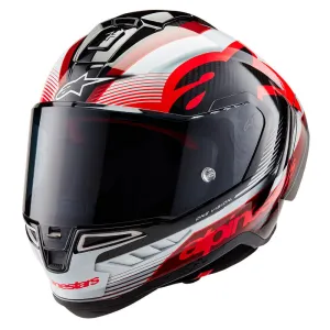 Alpinestars Supertech R10 Team Helmet Carbon / Red / White