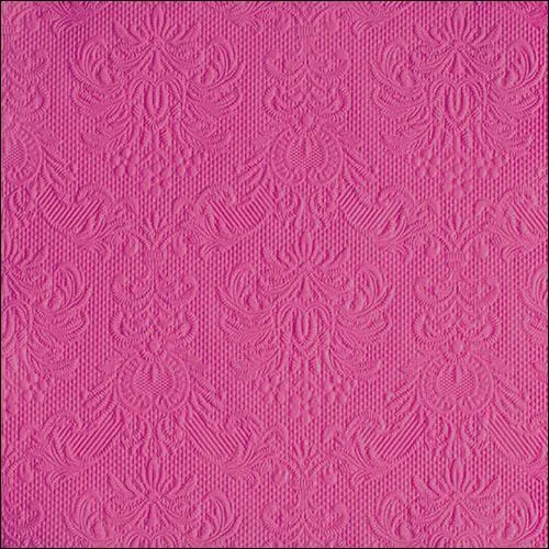 Ambiente Embossed Napkins Elegance Magenta -  Available in 2 sizes