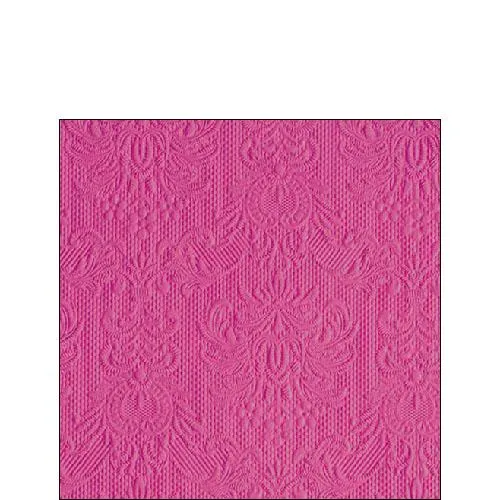Ambiente Embossed Napkins Elegance Magenta -  Available in 2 sizes