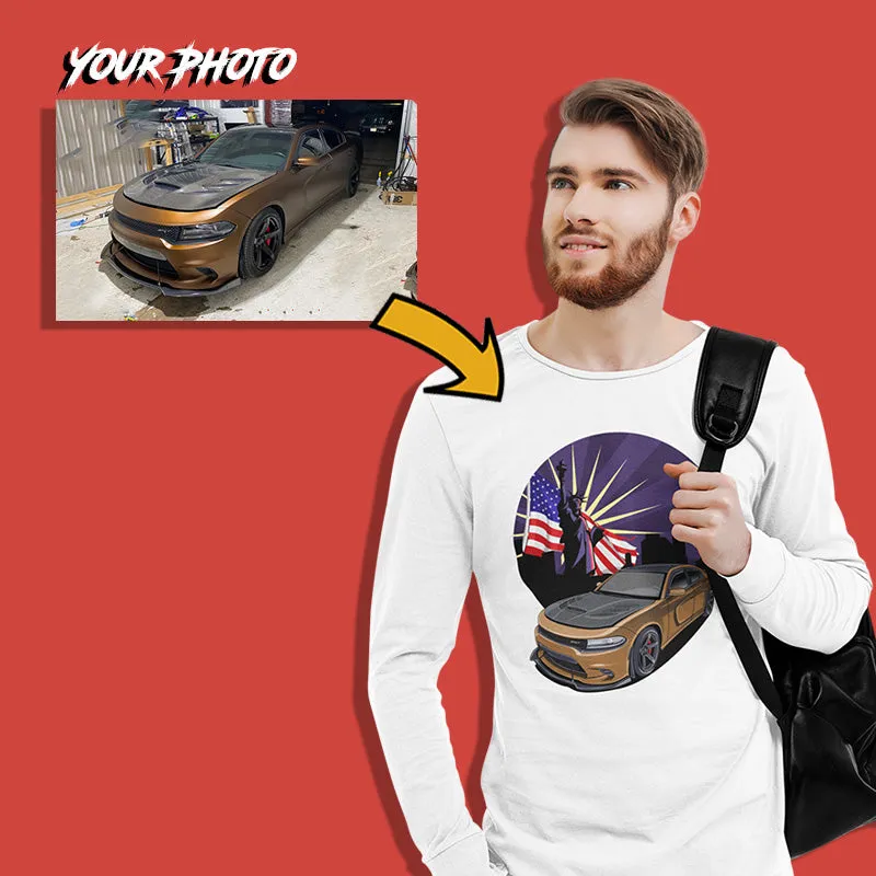American Cars | Custom Print Unisex | Long Sleeves