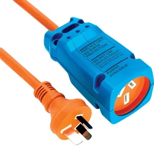 AMPFIBIAN WEATHERPROOF CARAVAN SURGE PROTECTOR WITH OUTLET TESTER