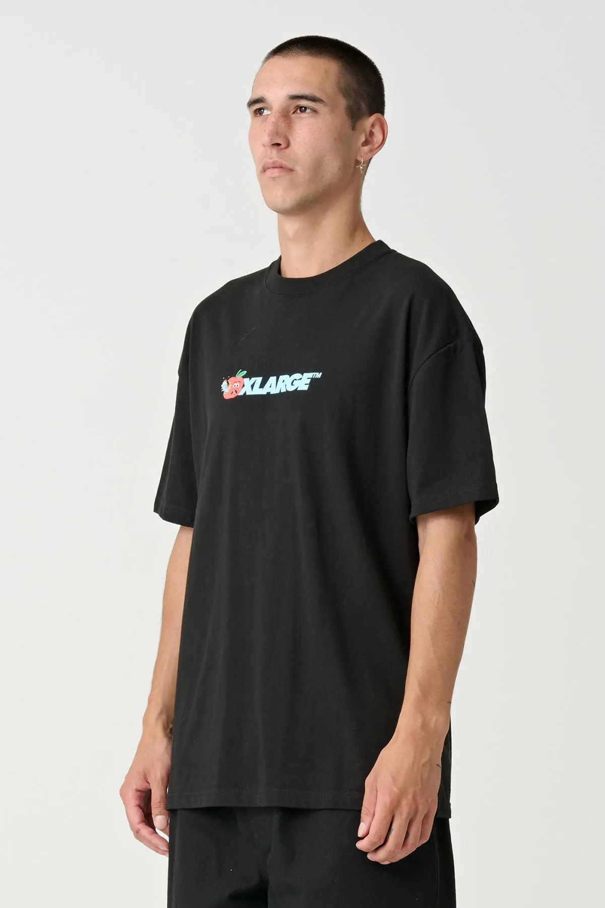 APPLES TEE - SOLID BLACK