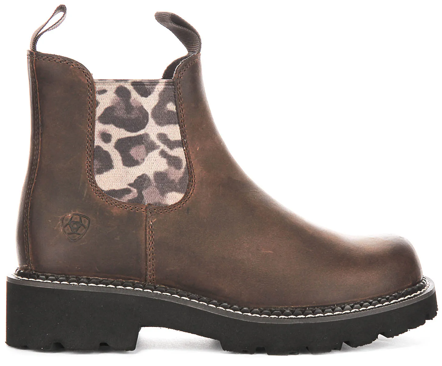 Ariat Fatbaby Twin Gore Chelsea Boots In Tan Brown For Women