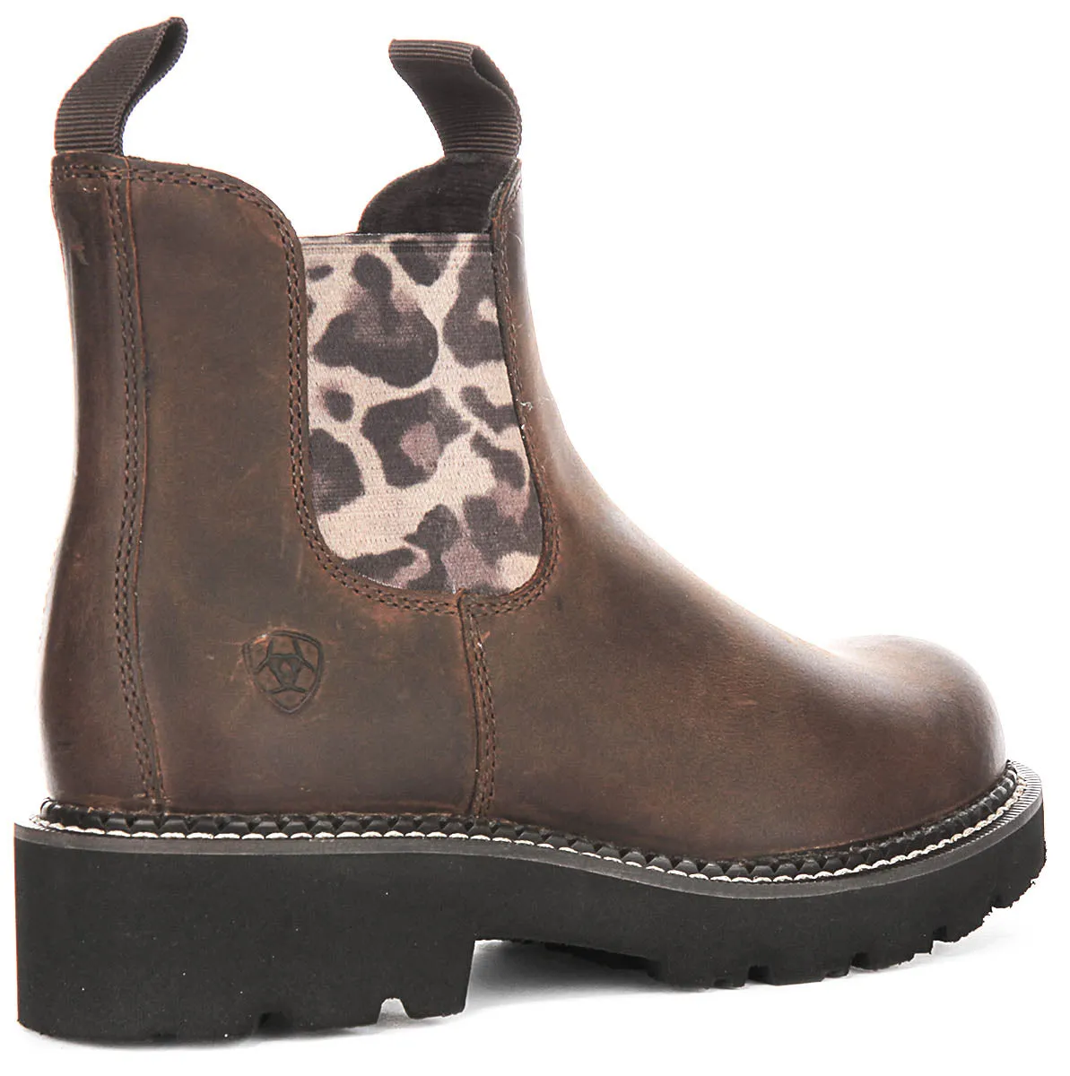Ariat Fatbaby Twin Gore Chelsea Boots In Tan Brown For Women