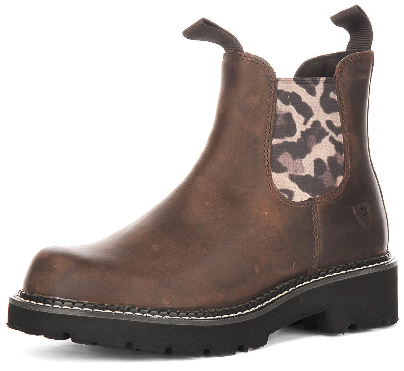 Ariat Fatbaby Twin Gore Chelsea Boots In Tan Brown For Women