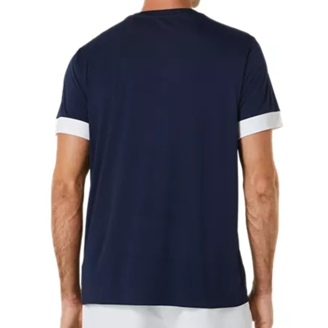 Asics Men Court SS Top - Midnight/Brilliant White