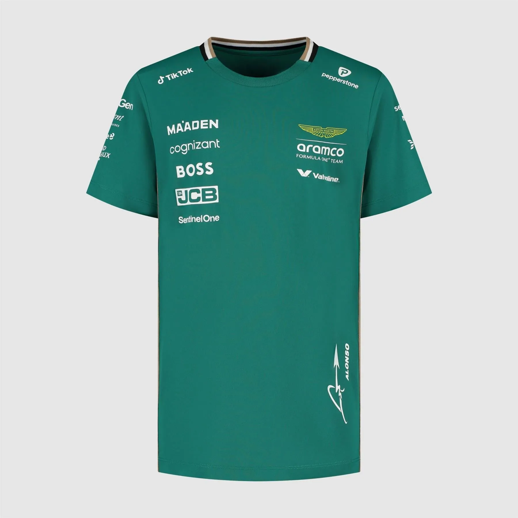 Aston Martin F1 Fernando Alonso Kid's Driver T-Shirt | 2025