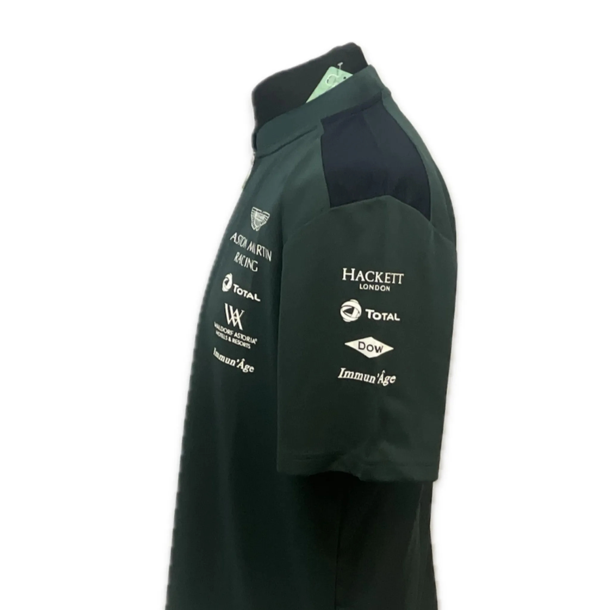 Aston Martin Racing AMR Le Mans Team Official Teamwear Race Day Polo Shirt- Dark Green Early 2018-Brand New
