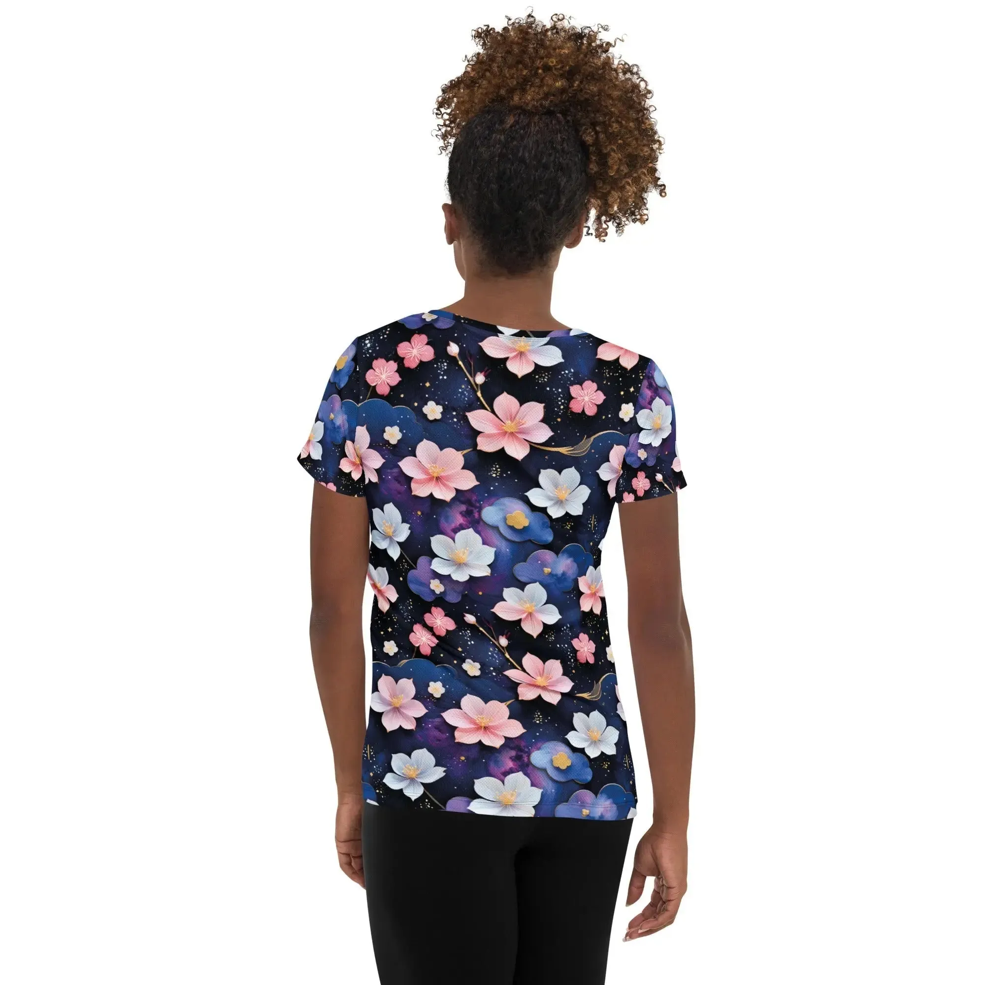 Athletic T-shirt - Midnight Sakura