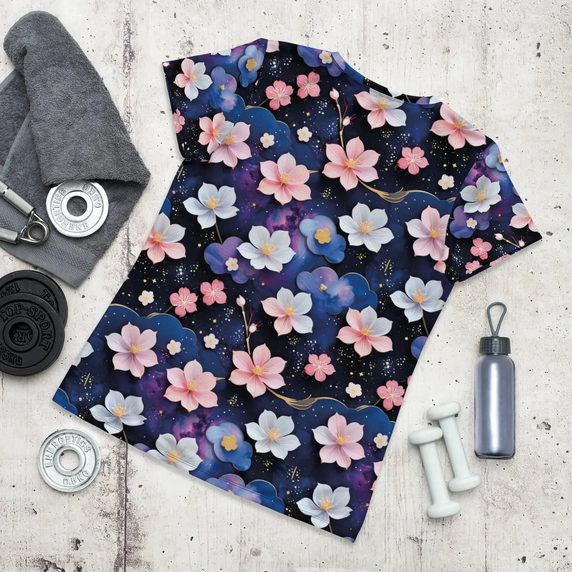 Athletic T-shirt - Midnight Sakura