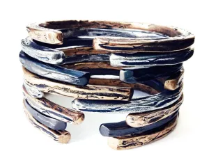 Bangle with Chip Inlay