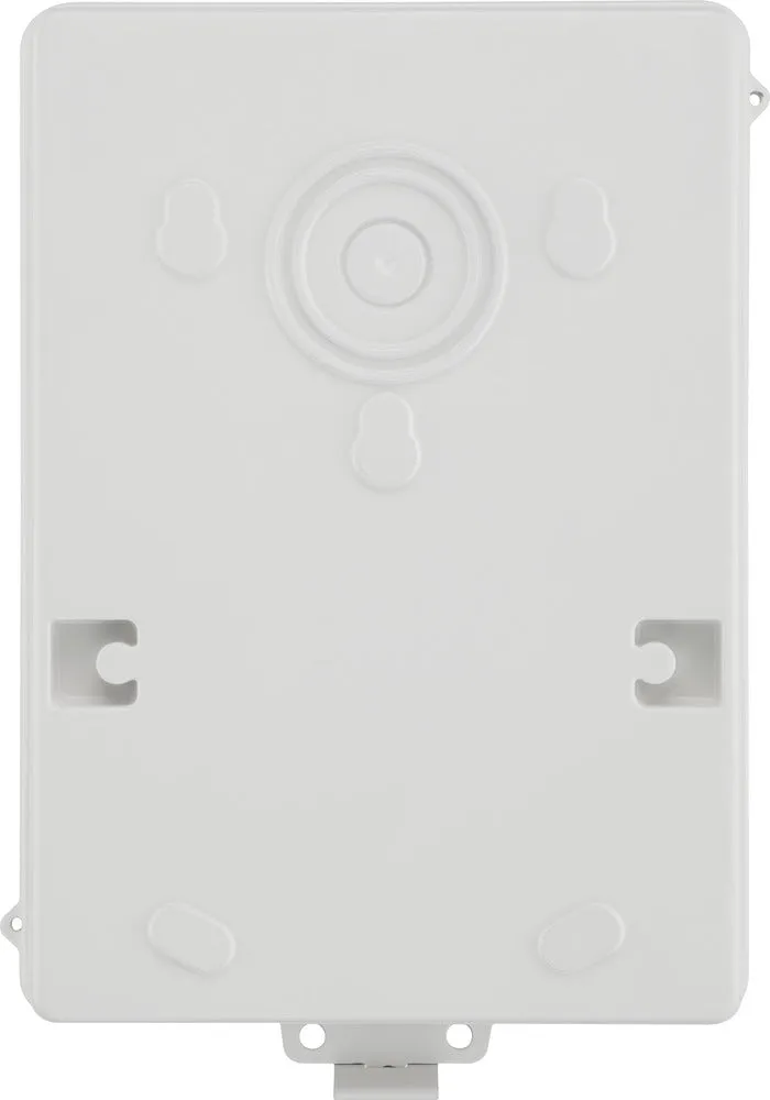 BG CFEV6W 5 Module IP65 Weatherproof White Metal EV Charger Circuit Protection with 100A Main Switch, 40A B Curve MCB & Type 2 SPD