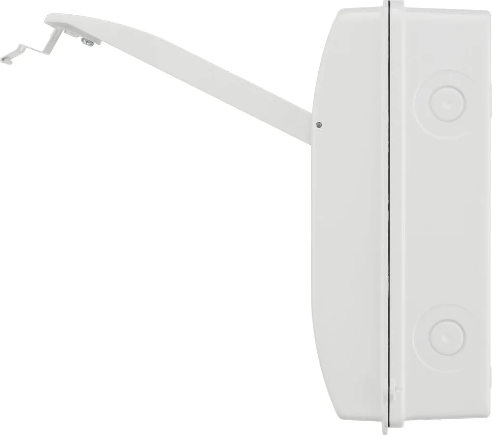 BG CFEV6W 5 Module IP65 Weatherproof White Metal EV Charger Circuit Protection with 100A Main Switch, 40A B Curve MCB & Type 2 SPD