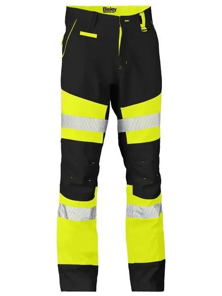 BISLEY HI VIS WORK PANTS - Reflective Tape |