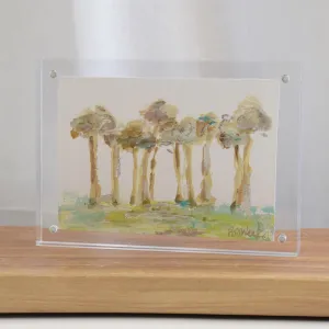 BJ Weeks 5x7 Acrylic Trees