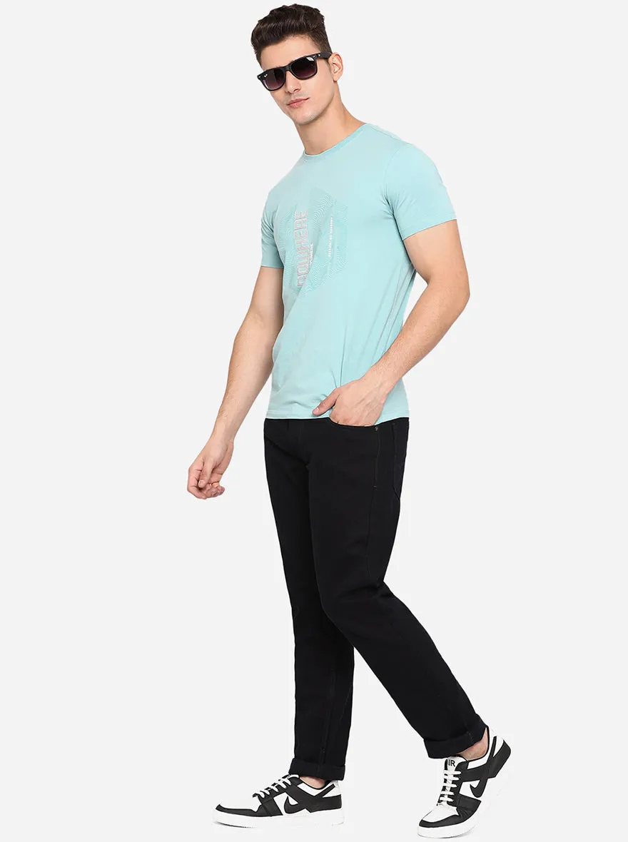 Black Solid Straight Fit Jeans | Greenfibre