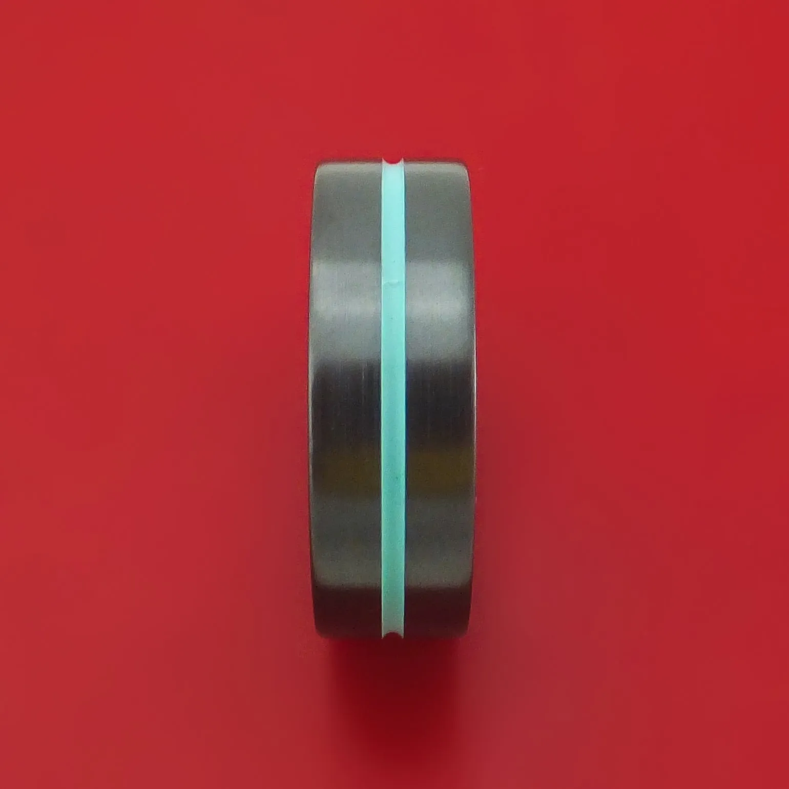 Black Zirconium and Cerakote Custom Made Ring