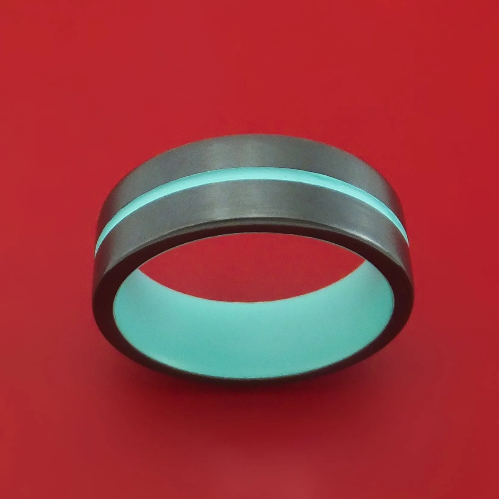 Black Zirconium and Cerakote Custom Made Ring