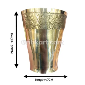 Brass Handcrafted Glass.