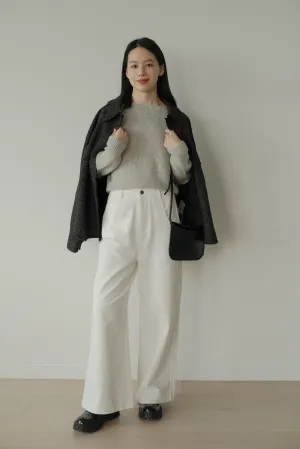 by DOE - Cotton Low-Rise Wide-Leg Pants