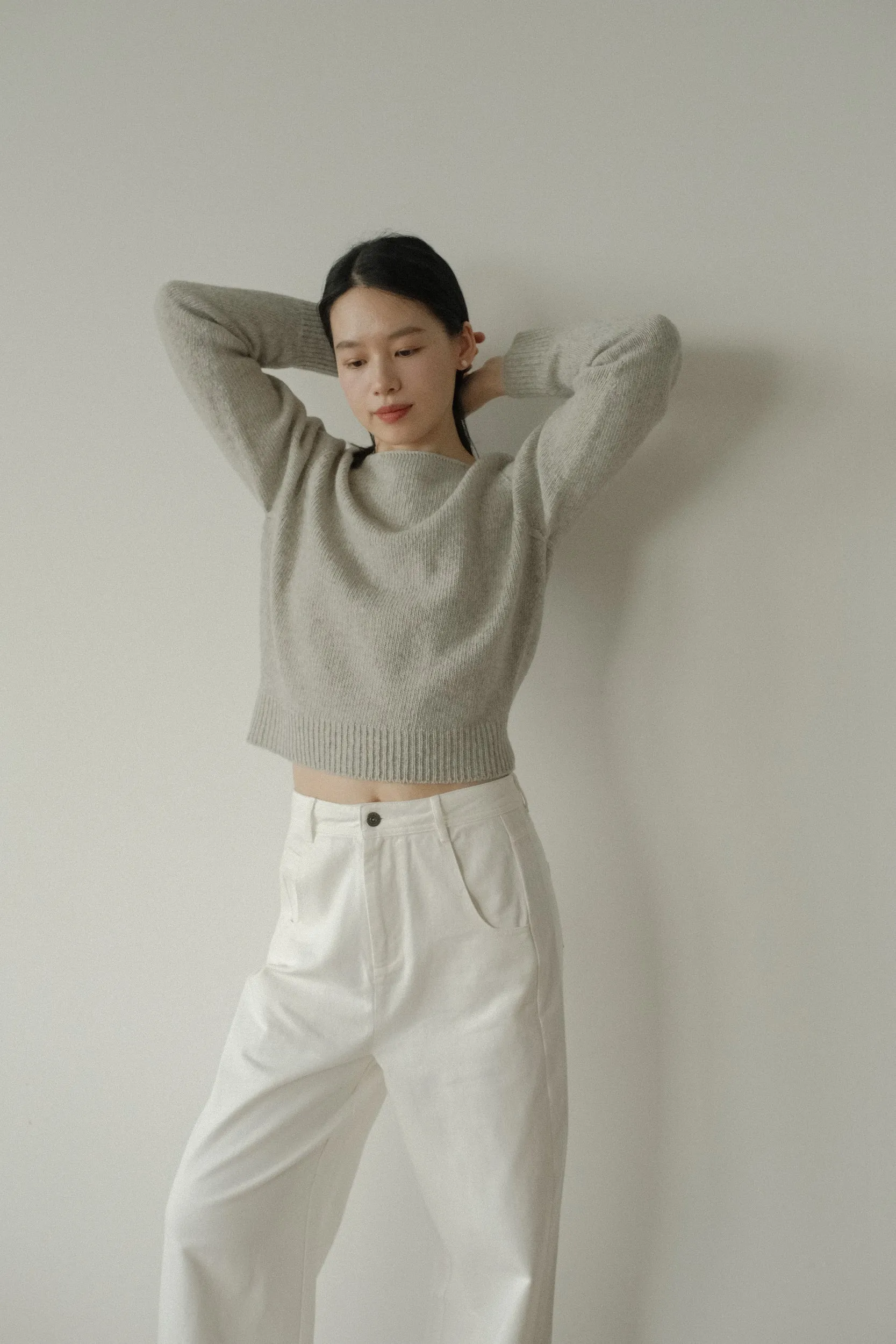 by DOE - Cotton Low-Rise Wide-Leg Pants