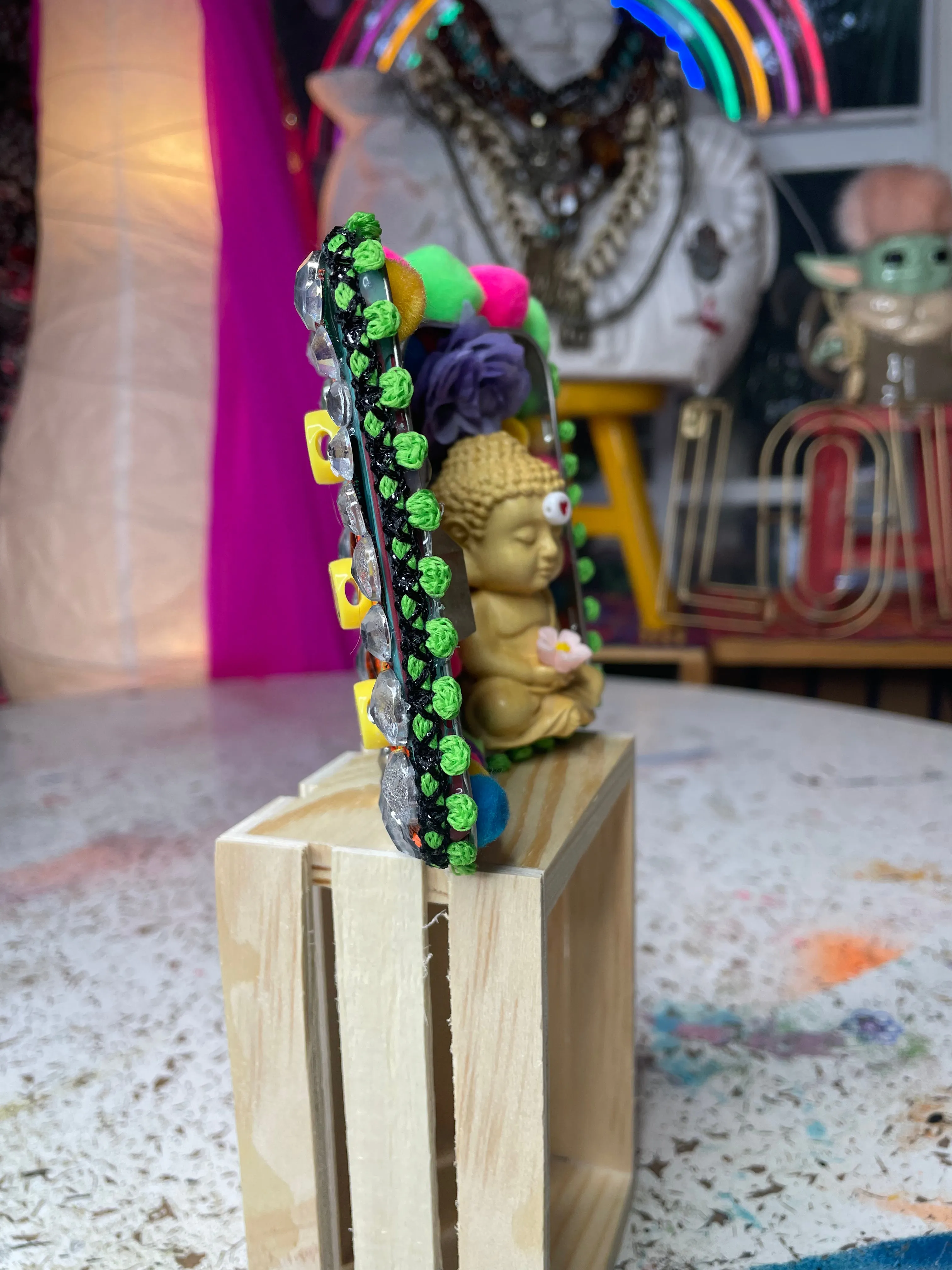 Canvas / little shrine Budha Lover