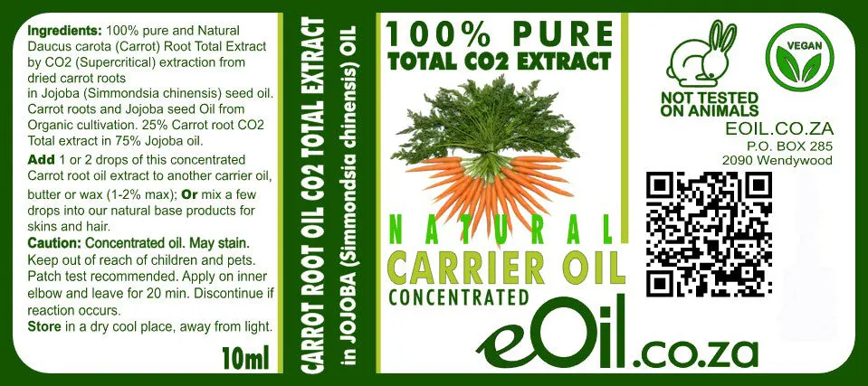 Carrot ( Daucus carota) CO2 Total ROOT extract In JOJOBA