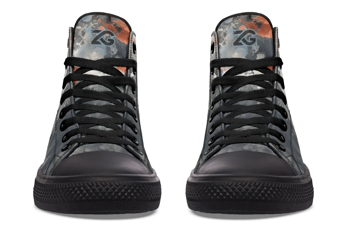 Cartoon Paint - High Tops