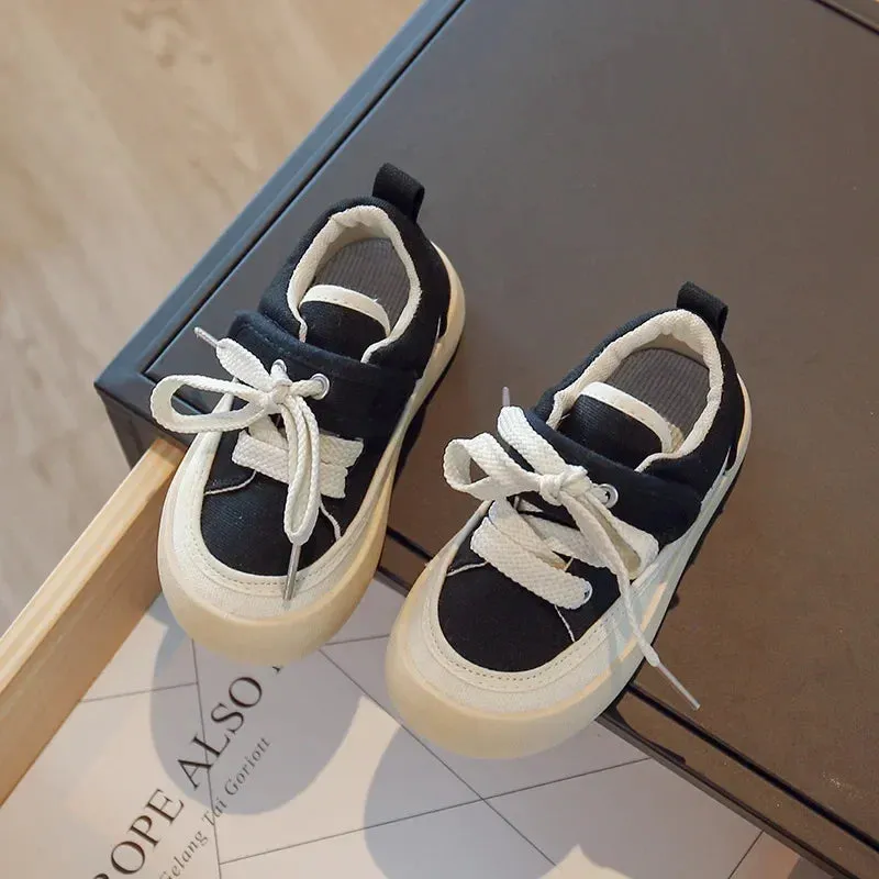 Children's Canvas Shoes Kids Casual Sneakers for Boys Girls Toddlers Little Girl Sneakers Candy Color Soft Anti-slip Zapatillas