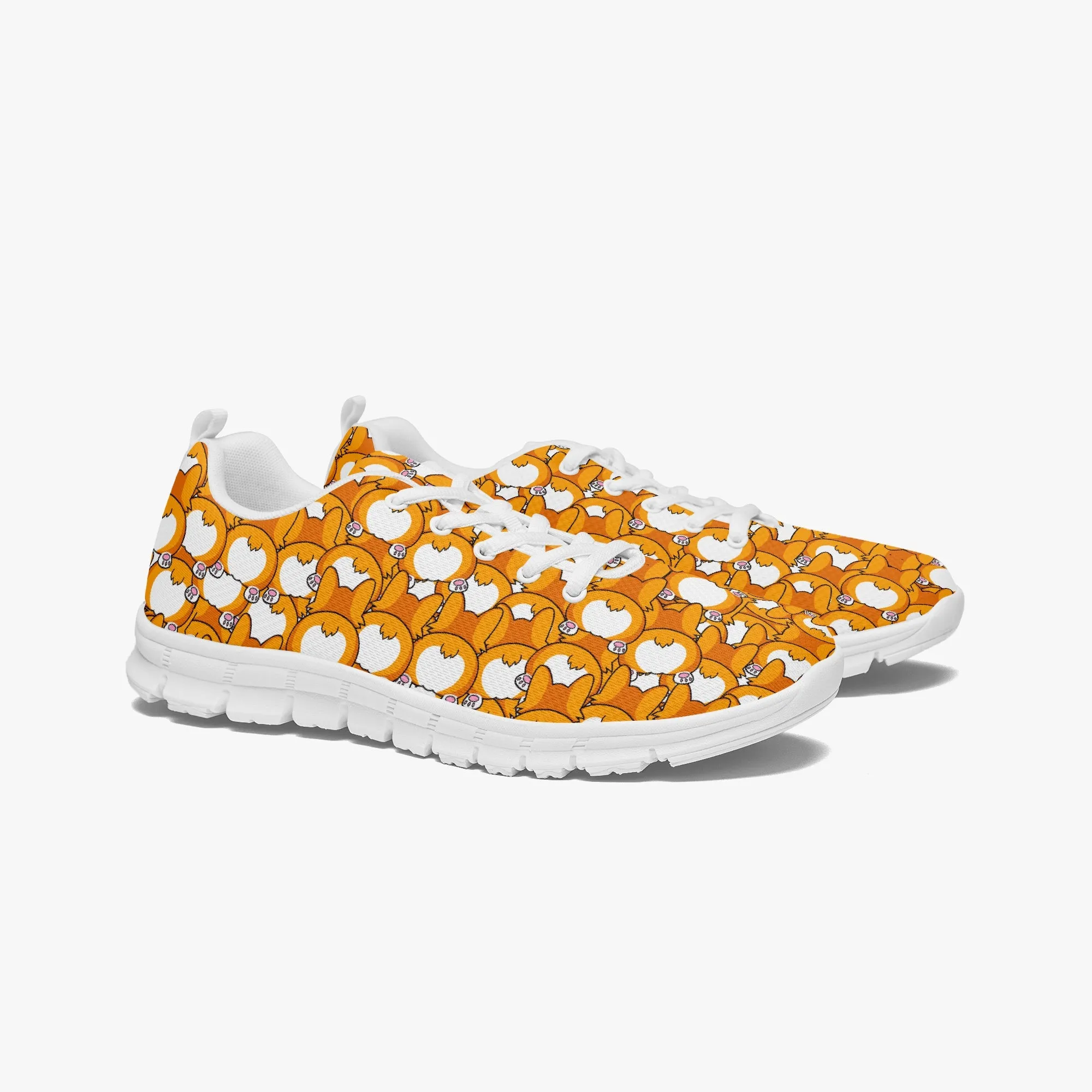 Corgi Butt Sneakers for Men Women, Running Shoes For Corgi Dog Lovers