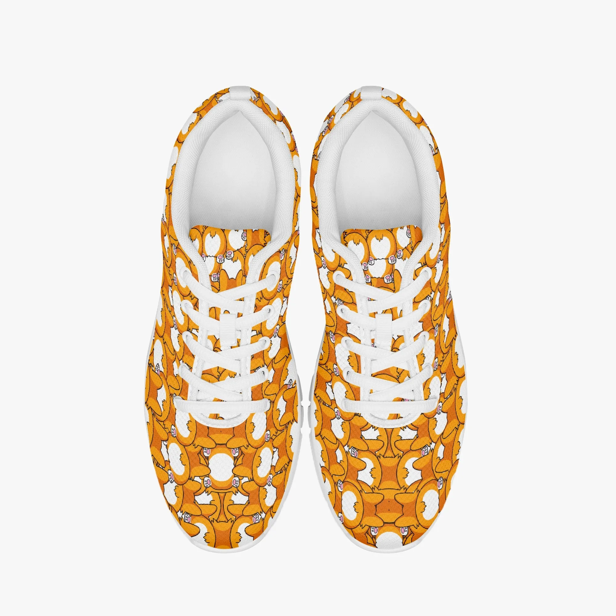 Corgi Butt Sneakers for Men Women, Running Shoes For Corgi Dog Lovers
