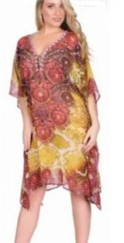 Crystal Work Kaftan