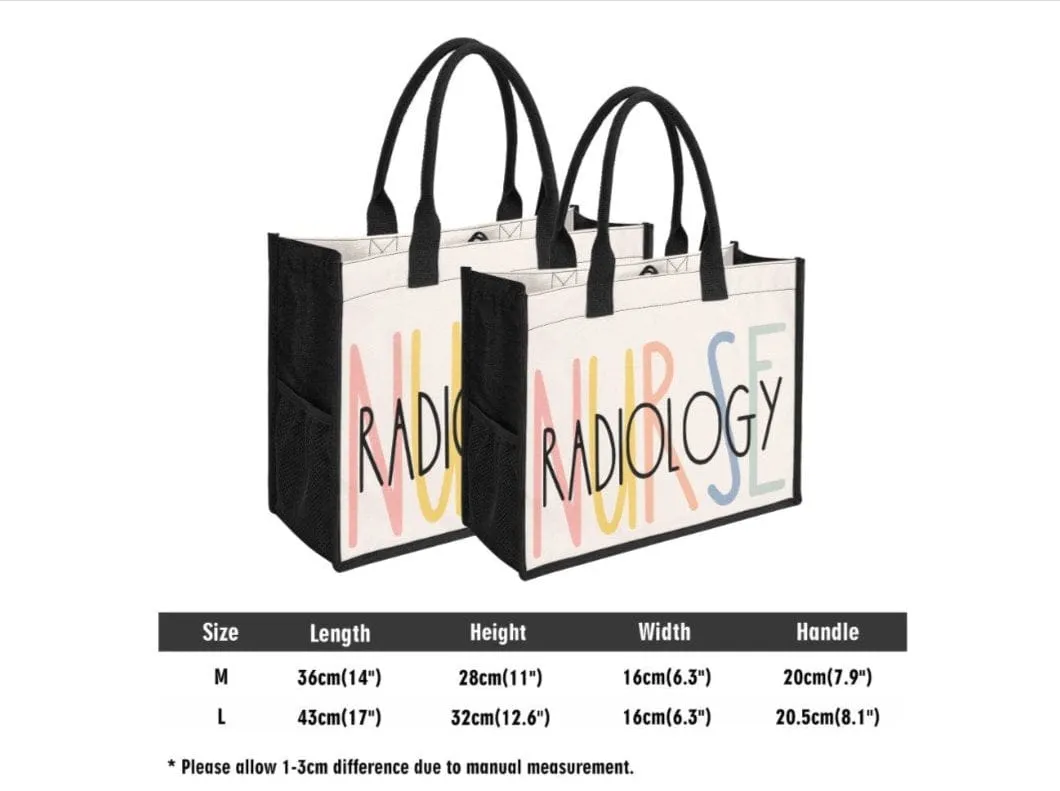 Custom Nurse Premium Canvas Tote Bag