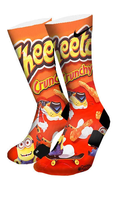 Despicable Cheetos Custom Elite Socks