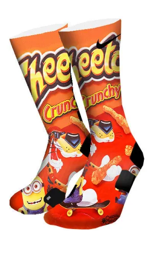 Despicable Cheetos Custom Elite Socks