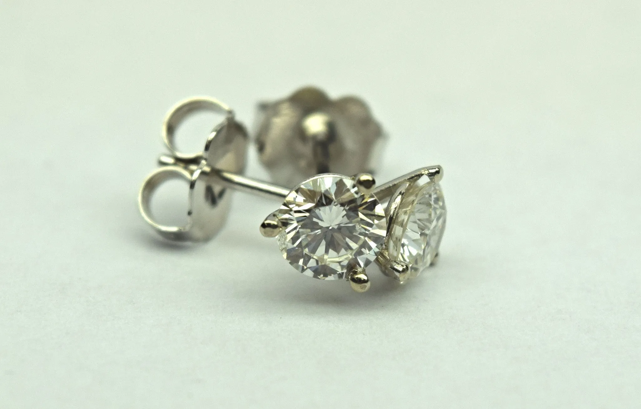 diamond stud earrings