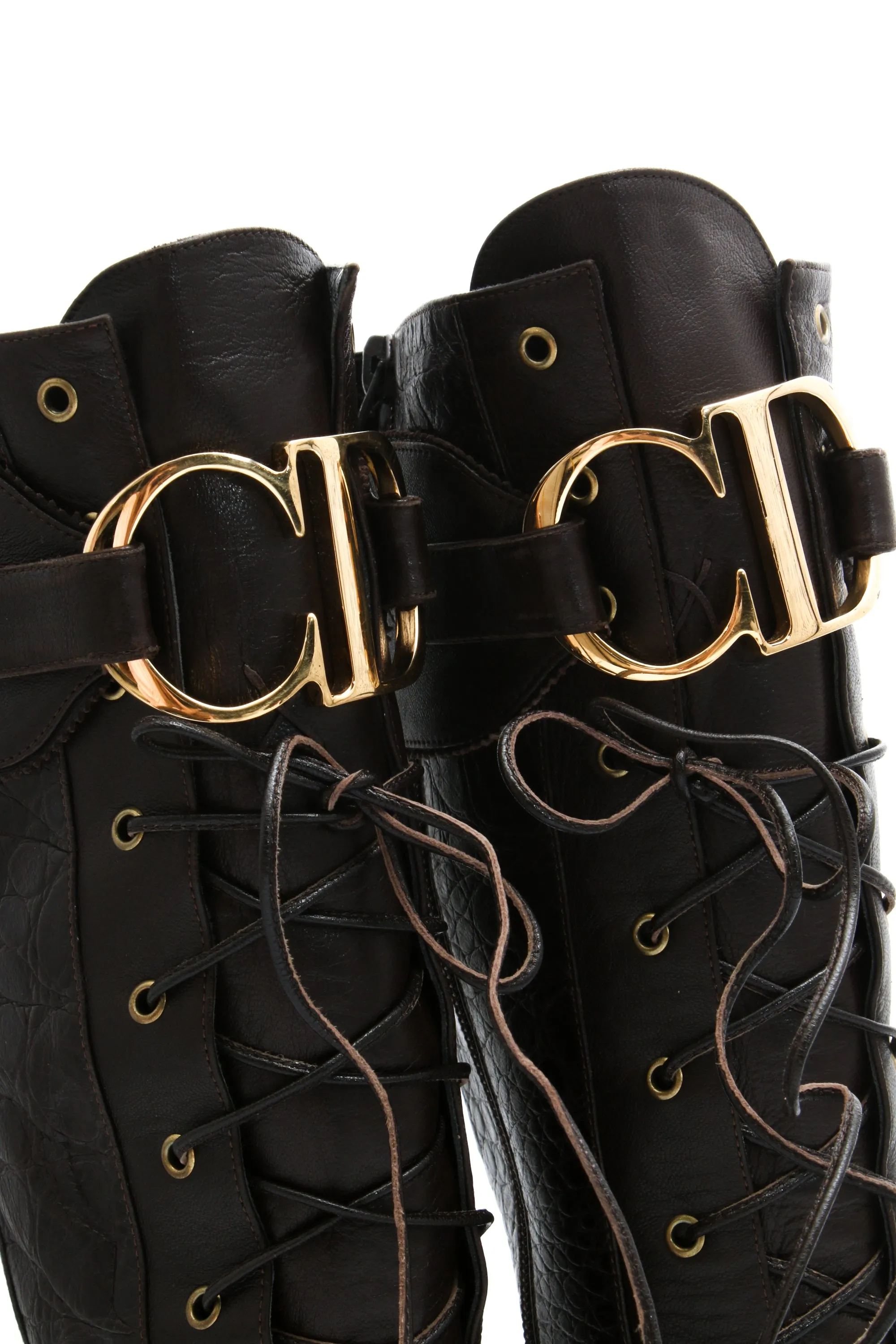 Dior Croc CD Logo Boots
