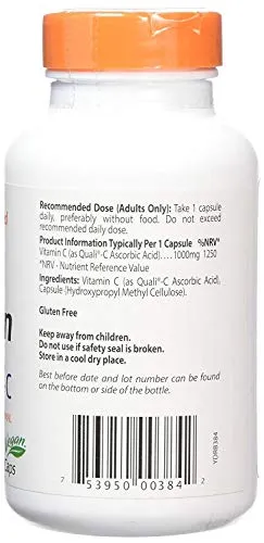 Doctor 's Best Vitamina C Veggie –  – -1000 mg – 120 caps