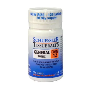 Dr Schuessler Tissue Salts Comb 12 125s