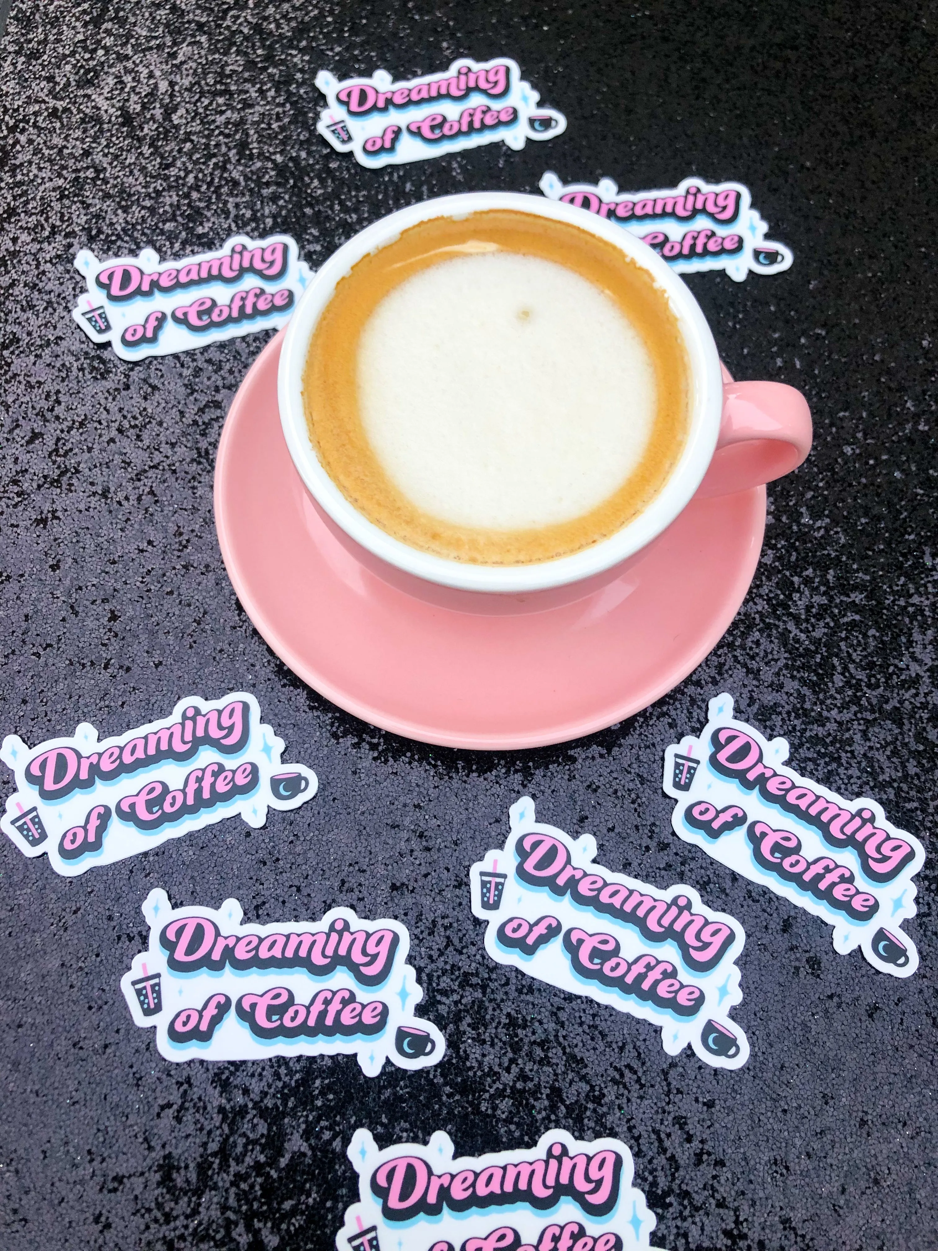 Dreaming of Coffee Sticker