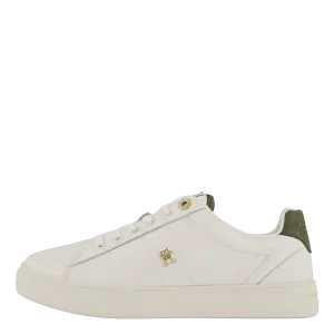 Elevated Essent Sneaker Monogr Ancient White