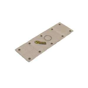 Engine & Accessories Heat Shield - HeatShield Armor - Fits 2-1/2 in Tubing - 2 ft Long - 1800 Degrees - Aluminized Multi-layer Cloth - Each