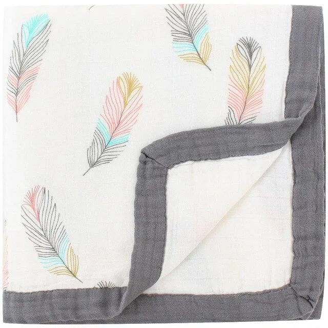 Four Layer Feather Bamboo Blanket