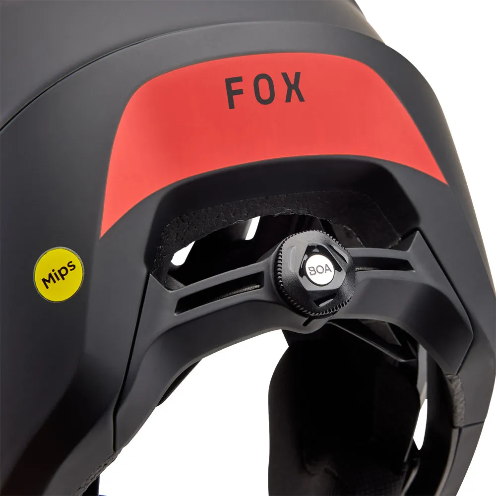 FOX DROPFRAME PRO NYF HELMET MIPS CE [BLACK/WHITE]